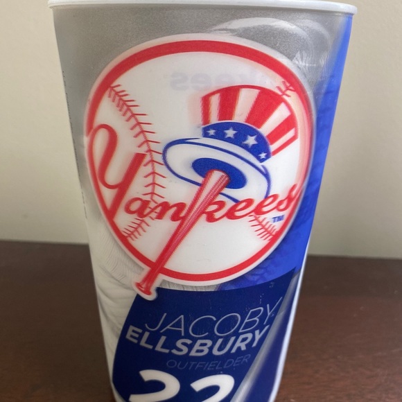 Two New York Yankees Lenticular Plastic Cup Masahiro Tanaka 2015 Brax Ltd - Picture 3 of 5